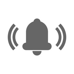 Poster - Bell icon. Mobile alarm clock button. Vector.