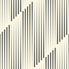Seamless Vertical Line Pattern. Vector Monochrome Background. Geometric Striped Ornament