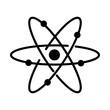 atom molecule isolated icon vector illustration design
