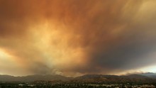 4k Clip Of Massive Sand Fire In Los Angeles July 2016