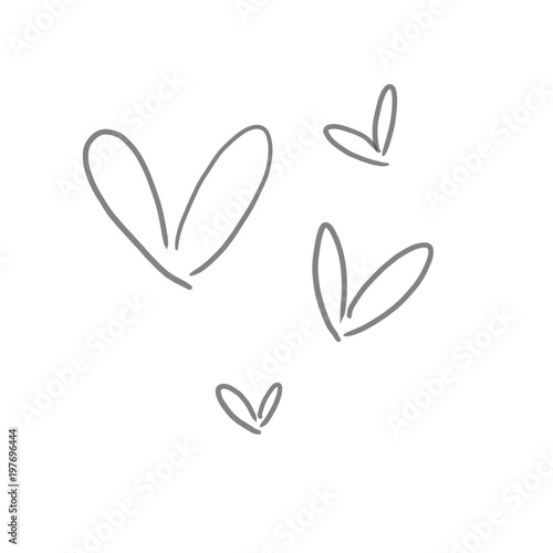 ハートの線画 下絵 ラフ 塗り絵ゆるいイラスト Stock Illustration Adobe Stock ハートの線画 下絵 ラフ 塗り絵ゆるいイラスト Stock Illustration Adobe Stock