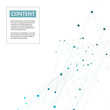 © Leonid - Vector molecule background and blue connection dots and lines