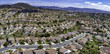 Lots of tract housing and planned communities in San Diego, California. This is an aerial pano of Santa Fe Hills in the San Marcos area of North County San Diego, CA, USA.
