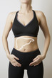 © transurfer - woman  with visualisation of liver