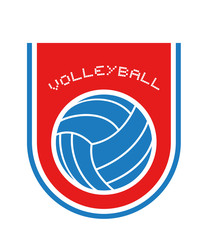 Wall Mural - Volleyball symbol design