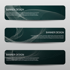 Wall Mural - abstract vector banners with bright geometric background annual report design templates future poste