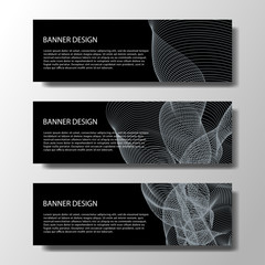 Wall Mural - abstract vector banners with bright geometric background annual report design templates future poste