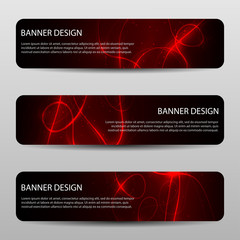 Wall Mural - abstract vector banners with bright geometric background annual report design templates future poste