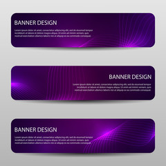 Wall Mural - abstract vector banners with bright geometric background annual report design templates future poste