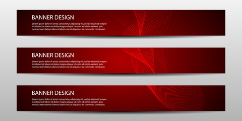 Wall Mural - abstract vector banners with bright geometric background annual report design templates future poste