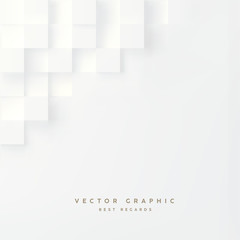 Wall Mural - white abstract texture. vector 3d geometric background