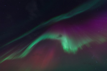 Wall Mural - aurora boreale in islanda