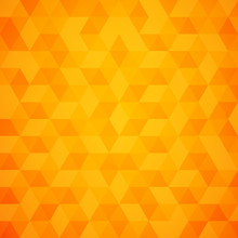 Abstract Orange Geometric Background. Vector Illustration Eps 10.