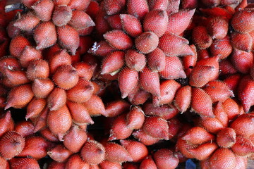 Canvas Print - Snake Fruit in Thai Market 