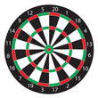 dartboard  isolated  vector