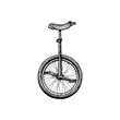 illustration of unicycle