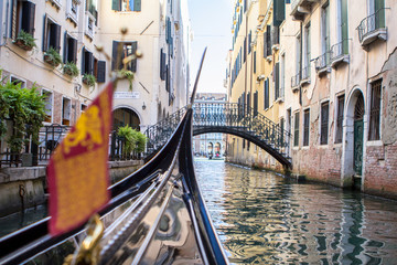 Poster - Small venetian canal, Venice, Italy