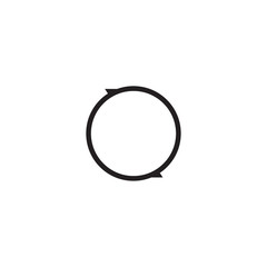 Poster - circle icon. sign design