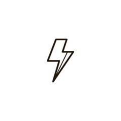 Wall Mural - lightning icon. sign design