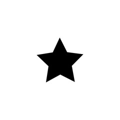 Sticker - star icon. sign design