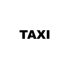 Sticker - taxi icon. sign design