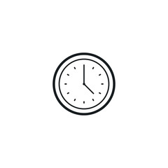 Sticker - clock icon. sign design