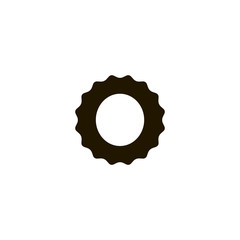 Sticker - circle icon. sign design