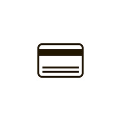 card icon. sign design