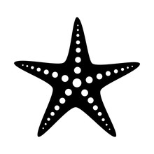 Common Starfish Or Sea Star Fish Marine Life Flat Vector Icon For Apps And Websites