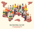 © Macrovector - Multinational Culture Isometric Composition