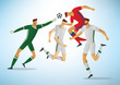 © lumyaisweet - Illustration of soccer players 03