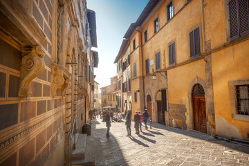 Canvas Print - Street in Arezzo, Italy