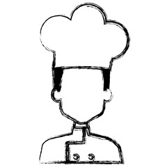 Poster - restaurant chef avatar character vector illustration design