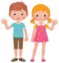 Waving Boy Free Stock Photo Public Domain Pictures