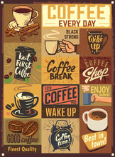 Coffee Vector Emblems