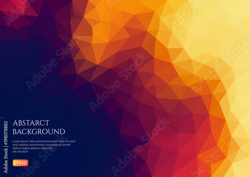 Geometric texture of triangles. 3-d surface.