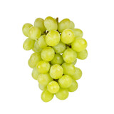 Fototapeta Mapy - bunch of green grapes isolated on the white background