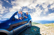 © oksix - Family travel by car