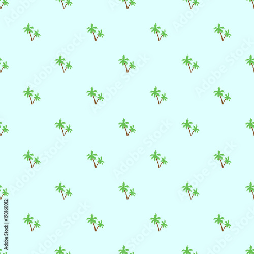 bezszwowy-wzor-mali-drzewka-palmowe-odizolowywajacy-na-zielonym-tle