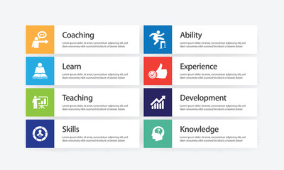 Poster - Training Infographic Icon Set