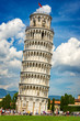 Leaning tower of Pisa in Tuscany, Italy