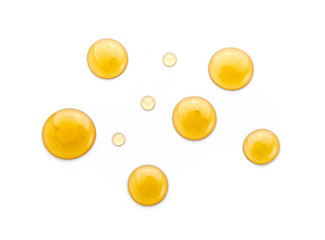 sweet honey isolated on white background.