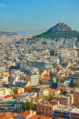 Wall Mural - Athens with Mount Lycabettus