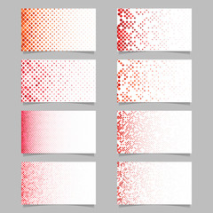 Wall Mural - abstract geometric diagonal square mosaic pattern business card template set