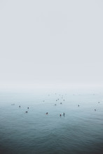 Foggy Surfing Lineup 2
