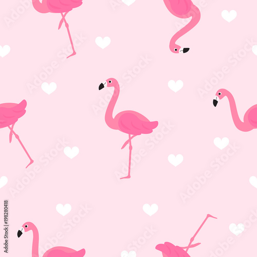 ilustracja-wektorowa-bezszwowe-wzor-flamingo-sliczny-flaming-z-bialymi-sercami