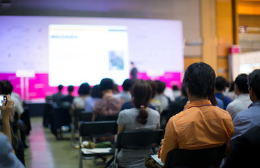 Fototapete - Business and entrepreneurship symposium.