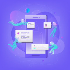 Silhouettes making app for smartphone