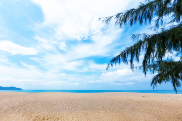 Wall Mural - Mai Khao Beach, Phuket province, Southern of Thailand.