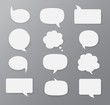 © andreyorb - Set of  speech bubbles. Vector image. Eps 10